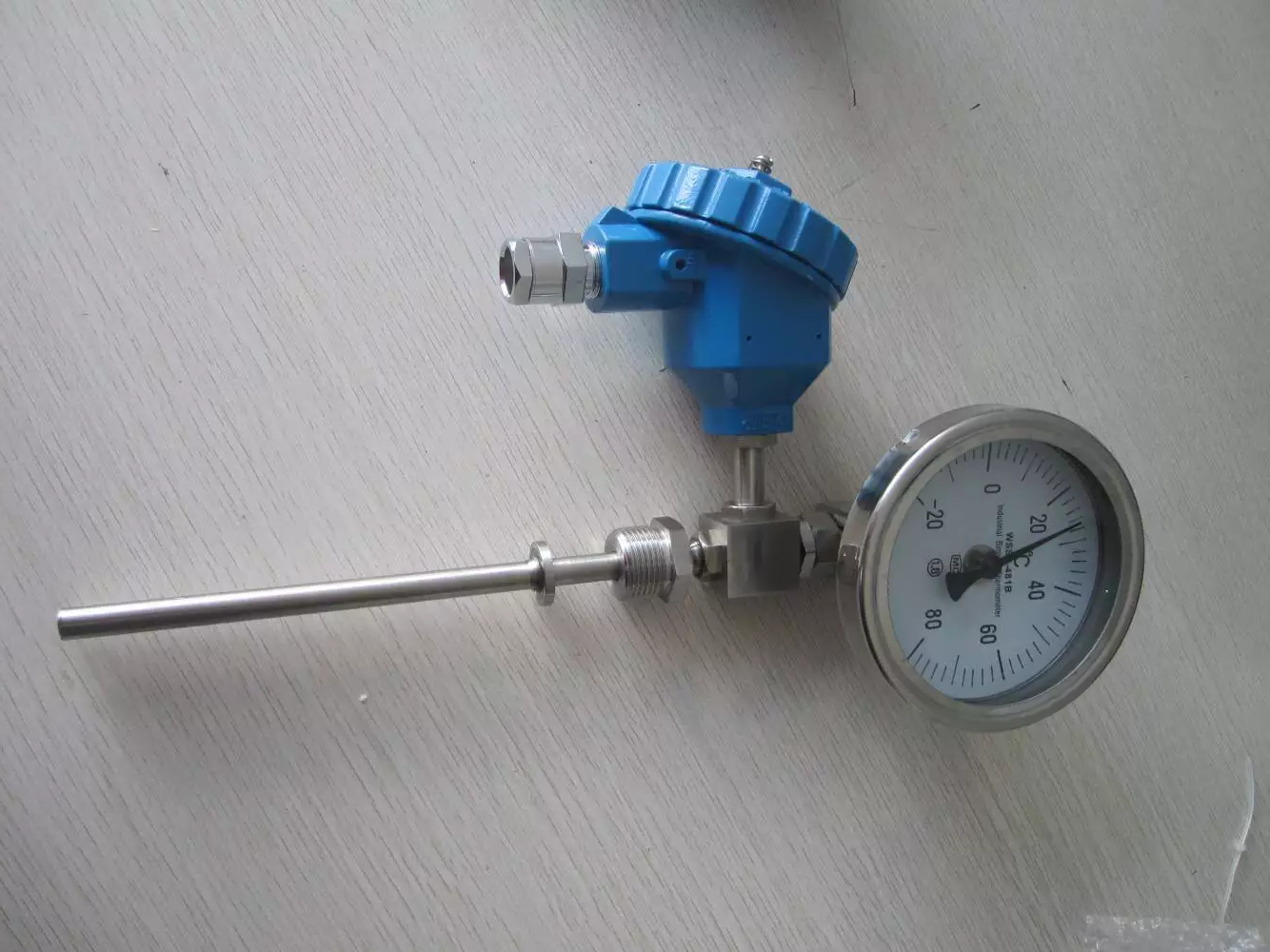 WSSP-581带PT100远传双金属温度计